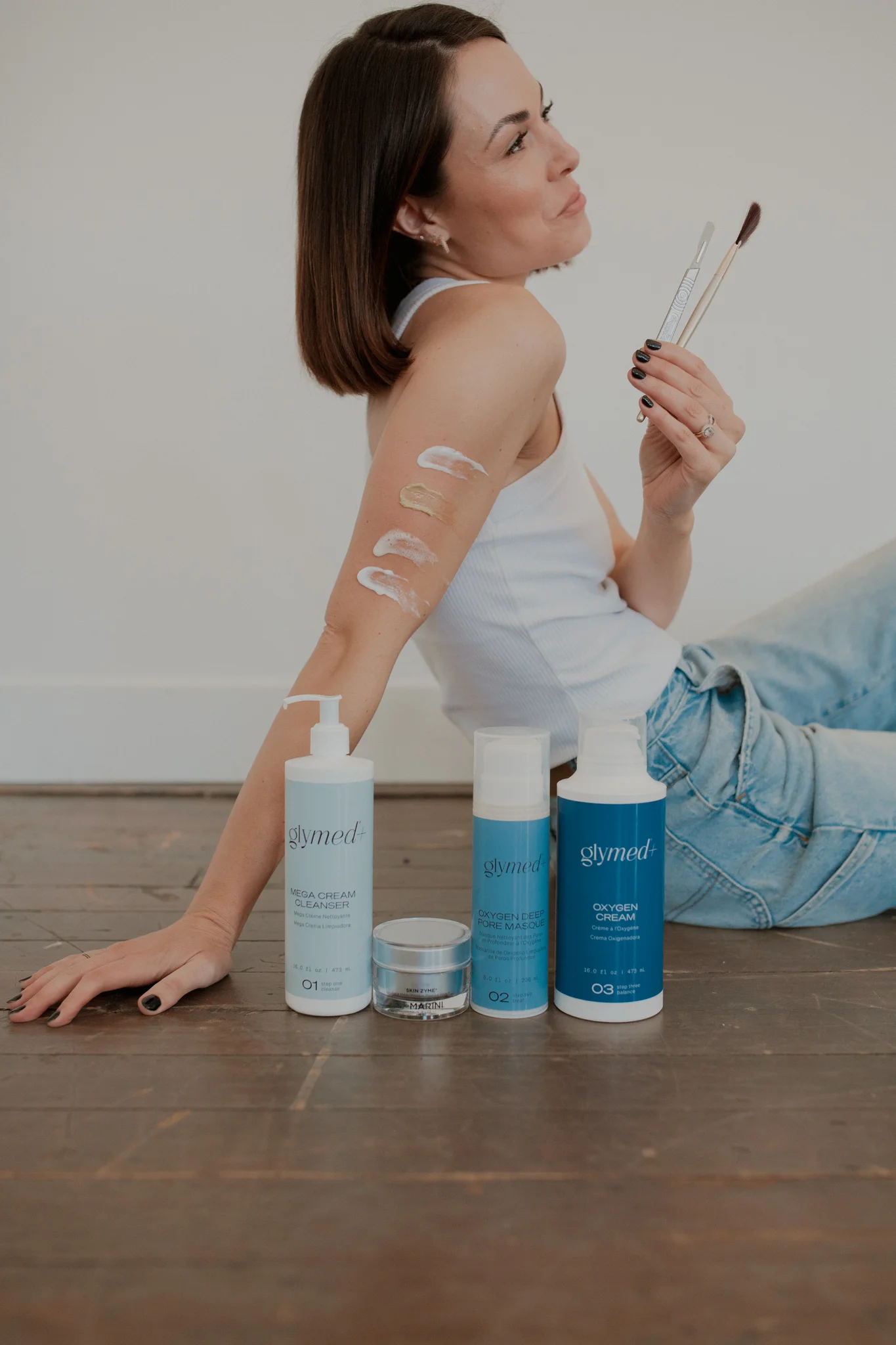 GlyMed Plus skincare products at Honey Rae Aesthetics